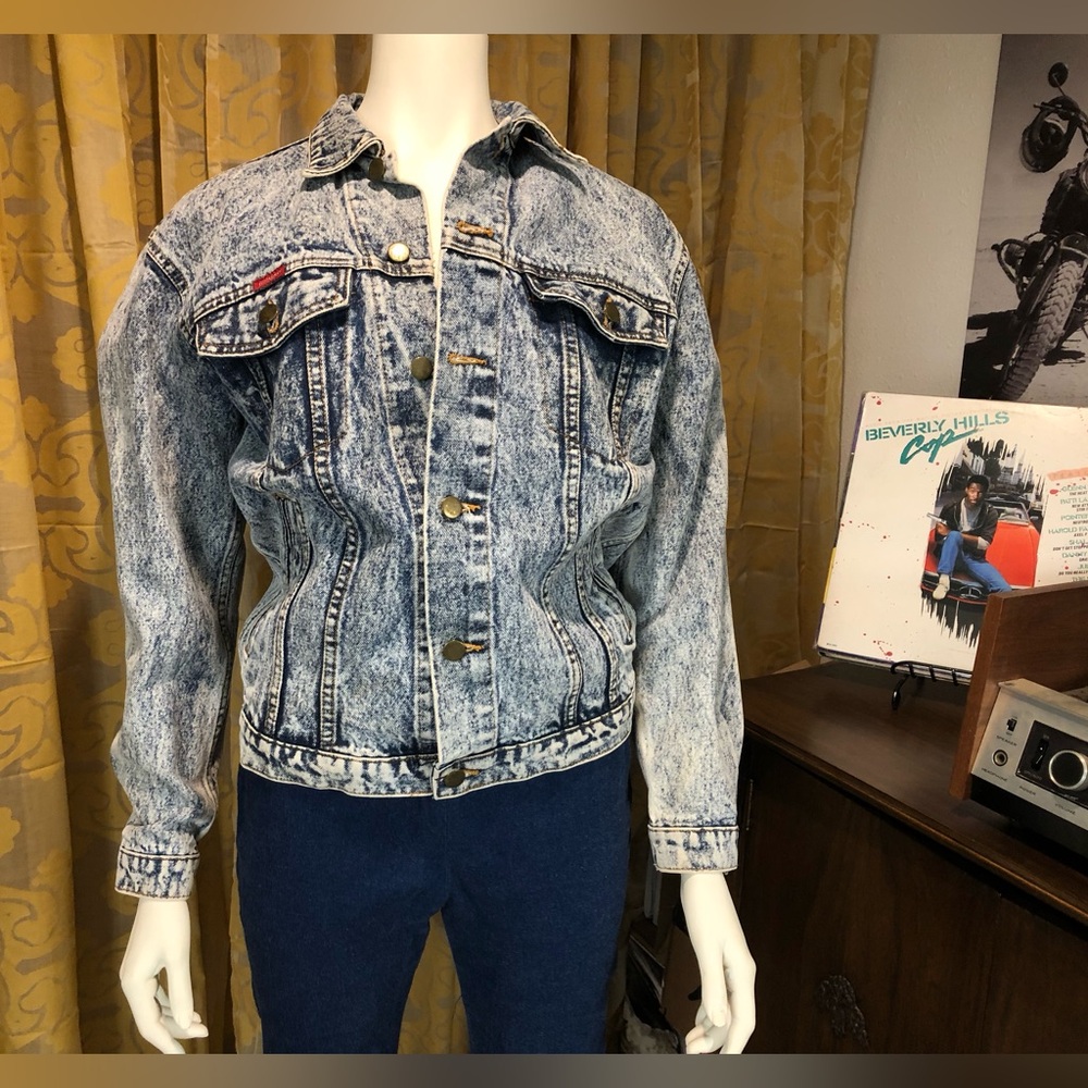 Vintage Balzano Men’s M Acid Wash Denim Trucker Jacket